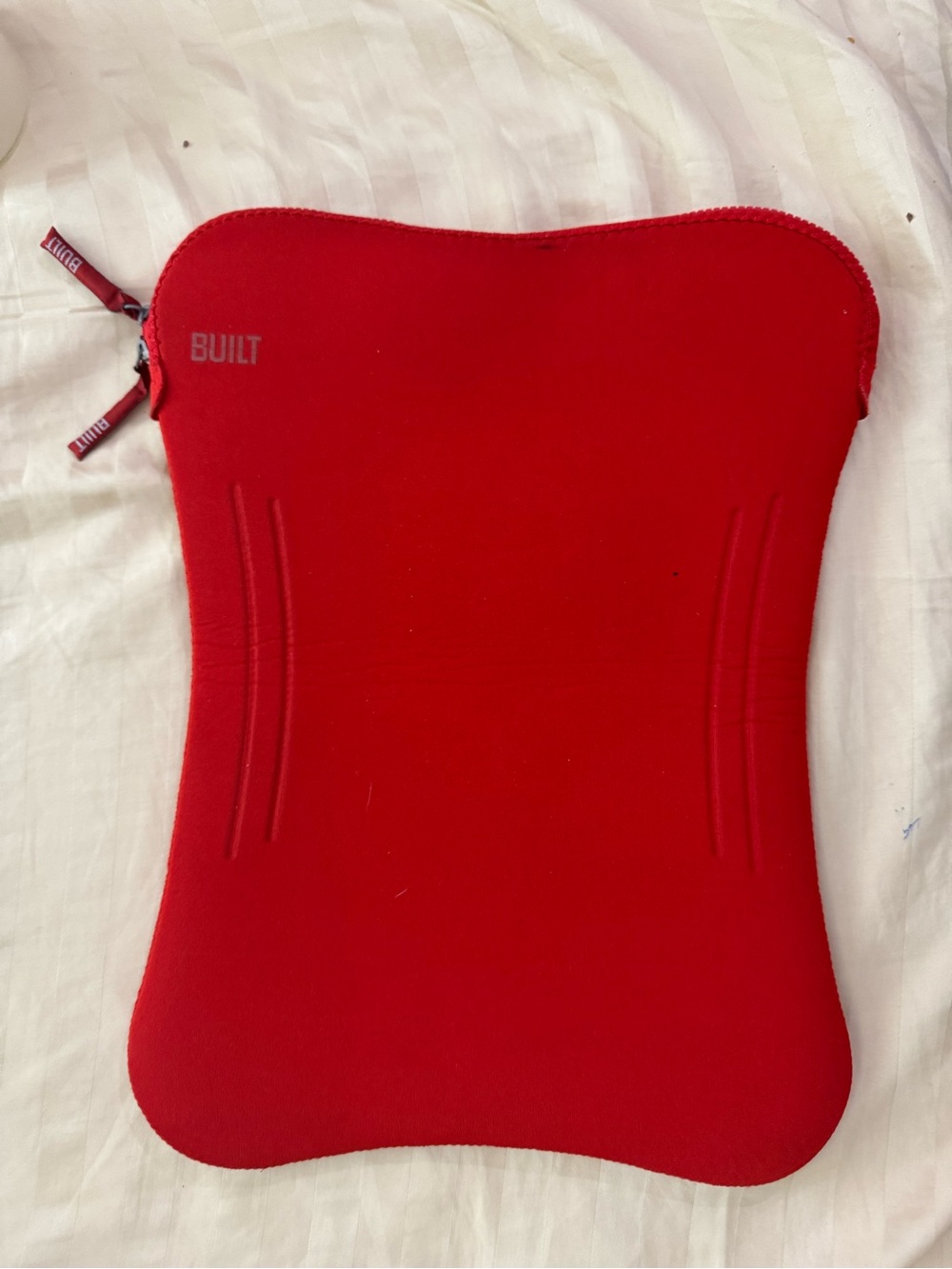 Built Red Neoprene Computer Sleeve 16”x12”